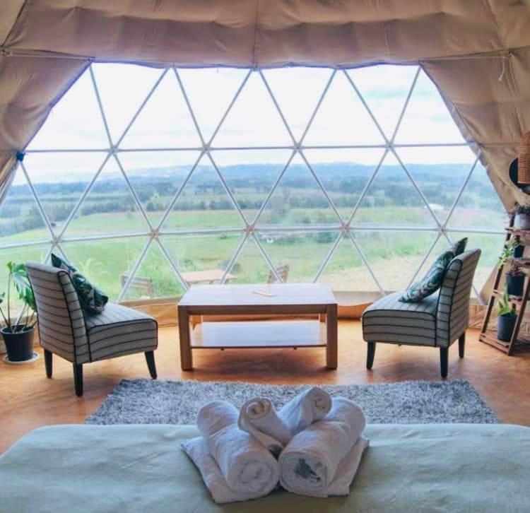 1 Waipu Off-Grid Eco Seaview Geodesic Glamping Dome Hotel Exterior photo